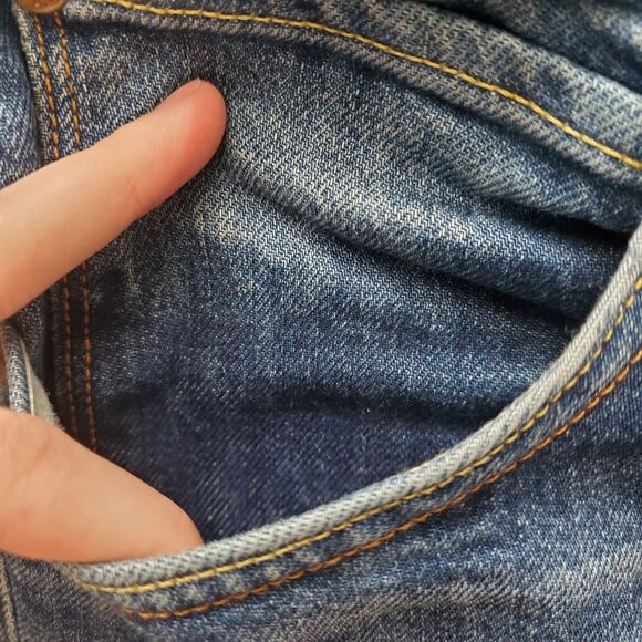 True Religion Jeans Rocco Slim Fit Classic Denim Jeans Stretch Blue Mens Size 31 - Picture 8 of 11